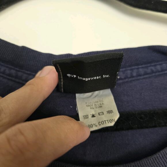 Vintage Harley Davidson Tank Men 3X Laugermans Pocket Tee Skull 2000s HD York PA - Picture 11 of 11